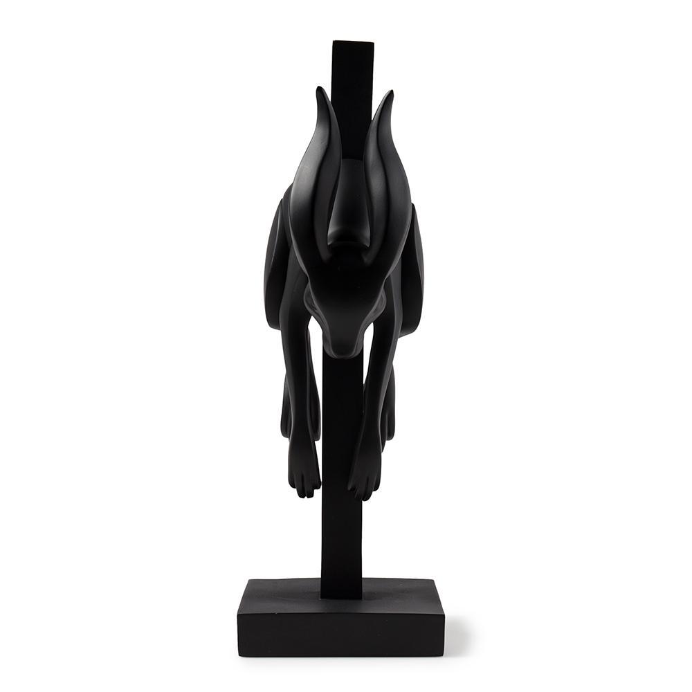 Jumper Matte Black Resin Art Figure by Colus | Kidrobot
