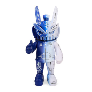 Sergio Mancini x Quiccs TEQ63 6” Art Figure - Blueprint Edition (SDCC 2022 Exclusive) - Kidrobot - Shop Designer Art Toys at Kidrobot.com