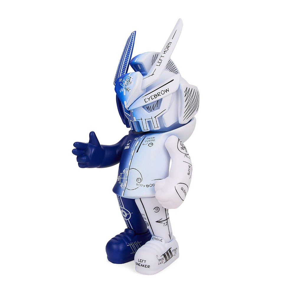 Sergio Mancini x Quiccs TEQ63 6” Art Figure - Blueprint Edition (SDCC 2022 Exclusive) - Kidrobot - Shop Designer Art Toys at Kidrobot.com