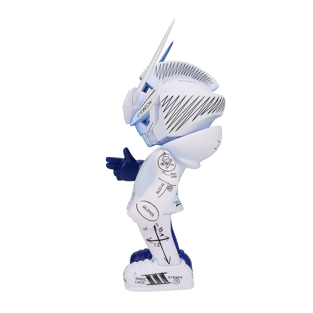 Sergio Mancini x Quiccs TEQ63 6” Art Figure - Blueprint Edition (SDCC 2022 Exclusive) - Kidrobot - Shop Designer Art Toys at Kidrobot.com