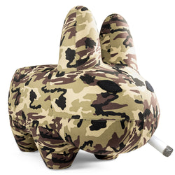 Kidrobot Art Giant Camo Smorkin' Labbit stool featuring a large ...