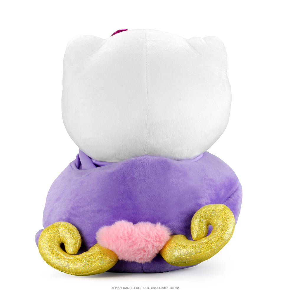 Soft Kidrobot Hello Kitty Zodiac Aries plush by Sanrio, featuring the Aries sign with detailed plush design.