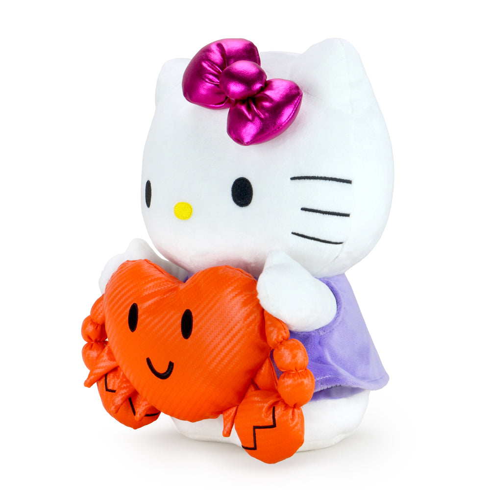 Sanrio Kidrobot Hello Kitty Cancer Zodiac plush in soft fabric with star sign details, perfect for collectors and fans.