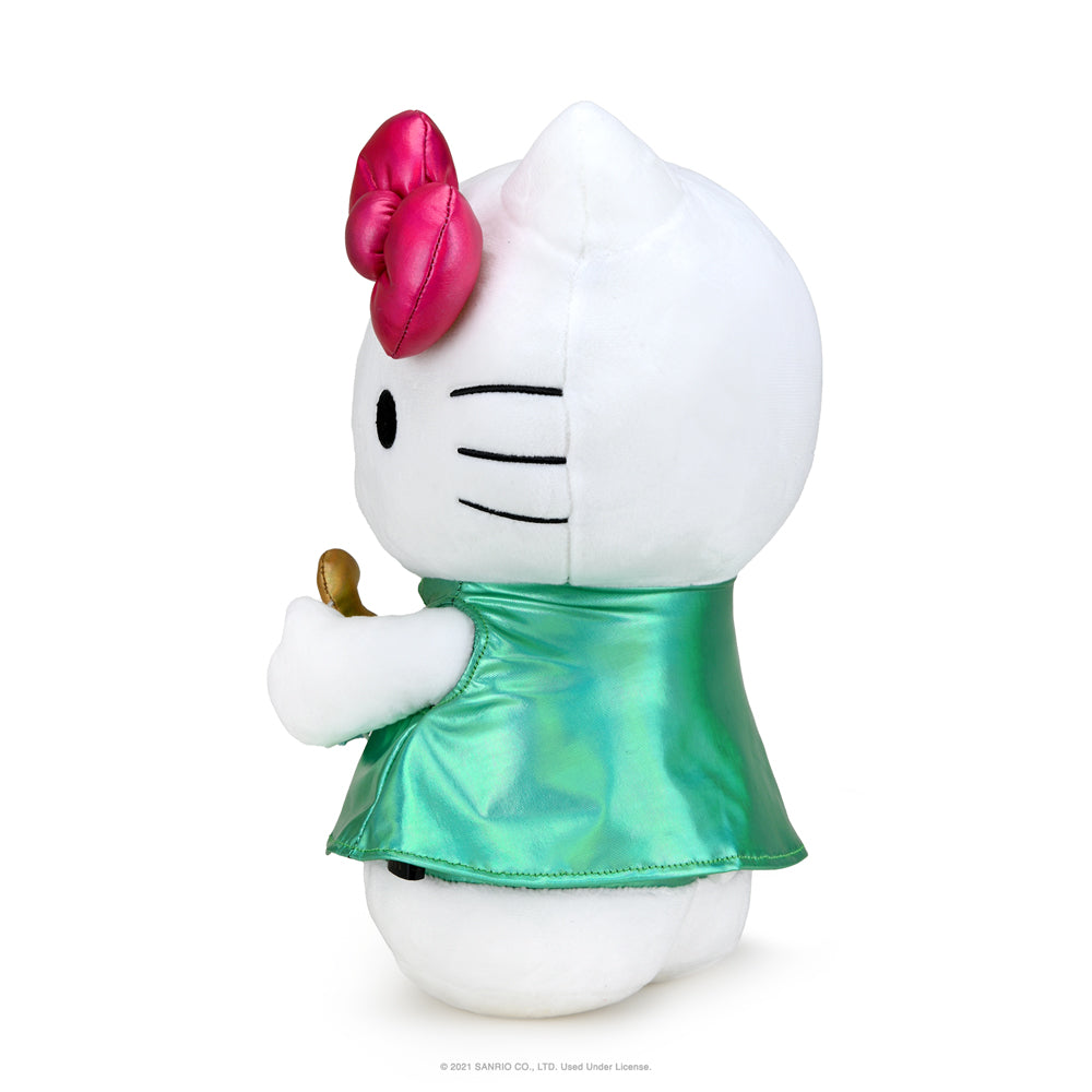 Sanrio Kidrobot Hello Kitty Zodiac Medium Plush Sagittarius Edition, soft plush toy featuring Hello Kitty in Sagittarius zodiac attire.