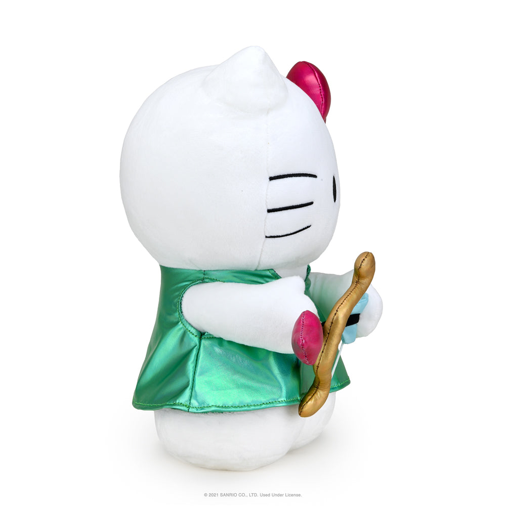 Sanrio Kidrobot Hello Kitty Zodiac Sagittarius medium plush toy with detailed Sagittarius-themed design.