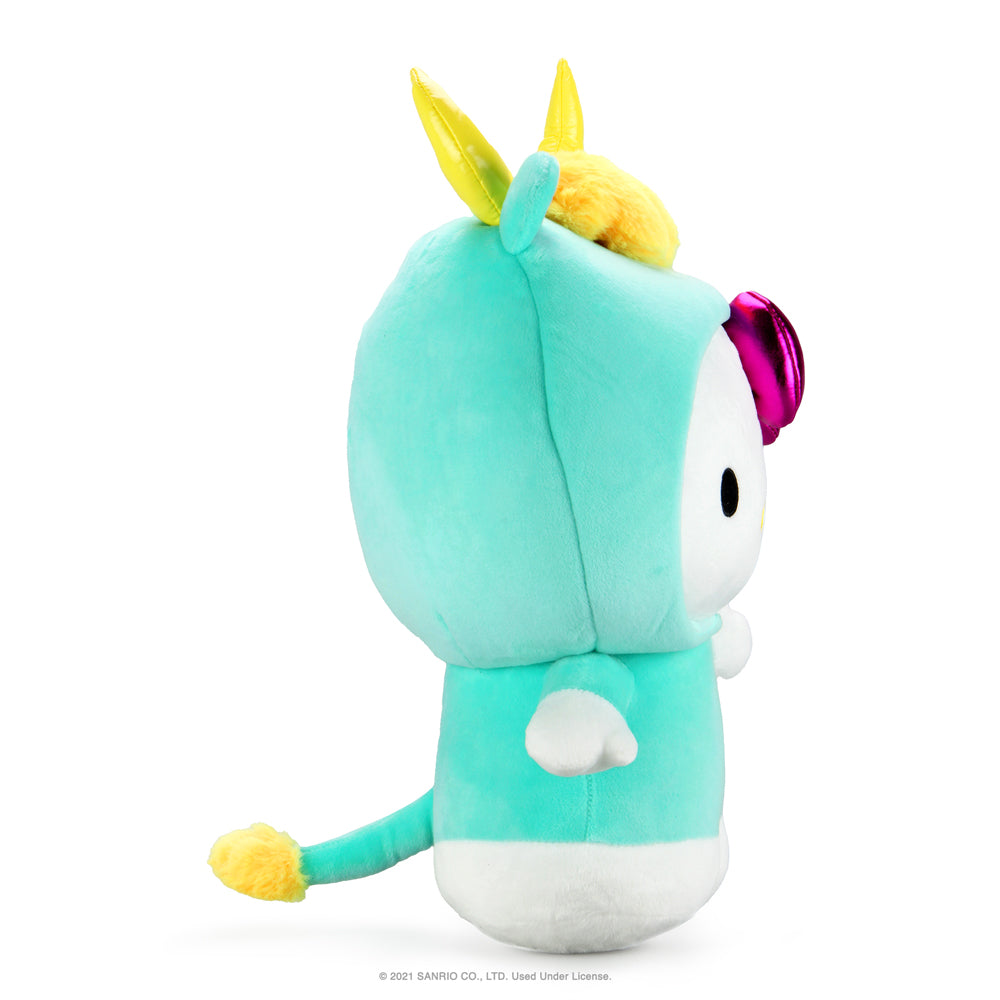 Sanrio Kidrobot Hello Kitty Zodiac Taurus plush toy, medium size with detailed Taurus-themed design and soft fabric.