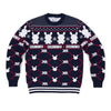 Kidrobot Signature Dunny Holiday Sweater for kids, featuring colorful Dunny design on festive apparel.