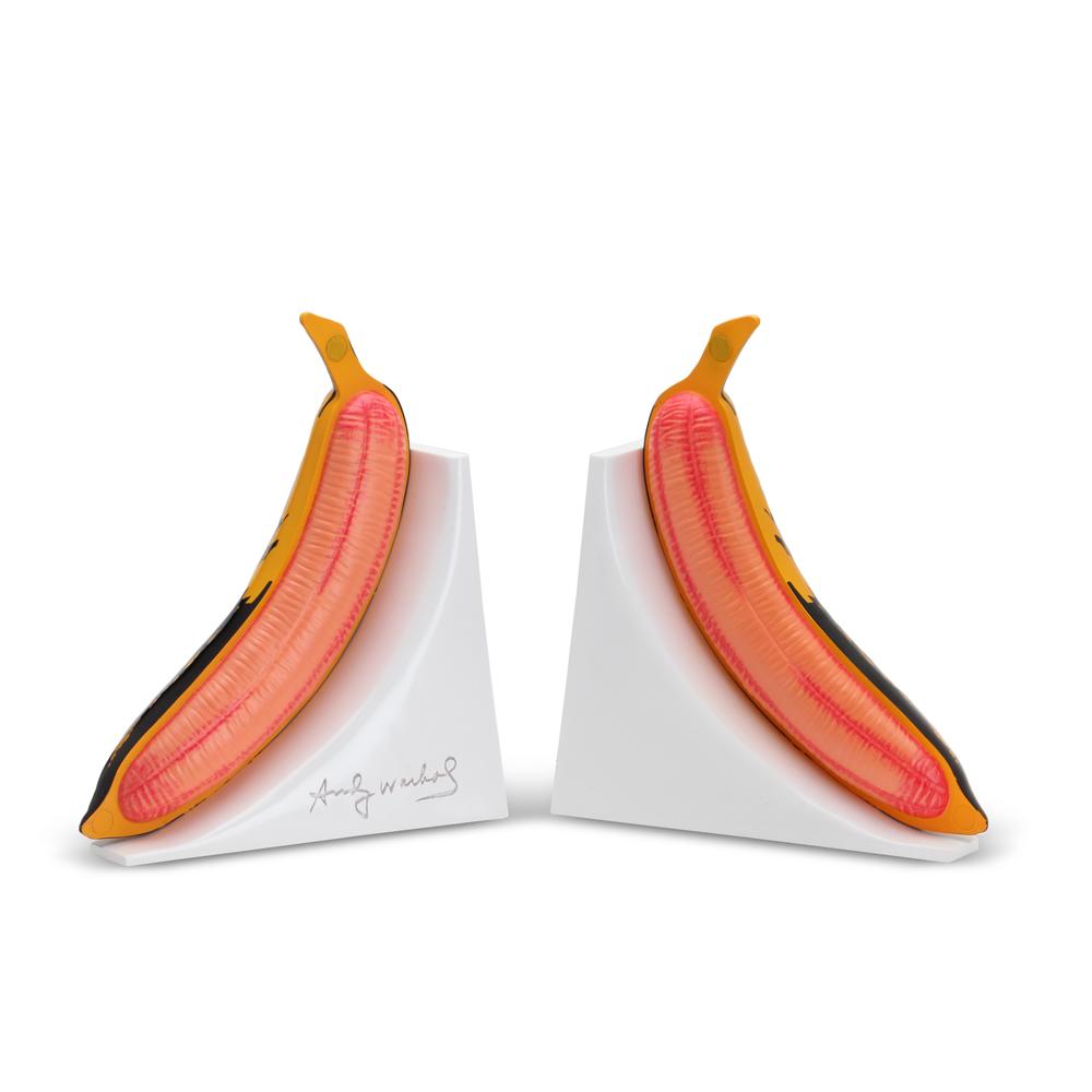 Kidrobot x Andy Warhol Resin Banana Bookends - Yellow Edition