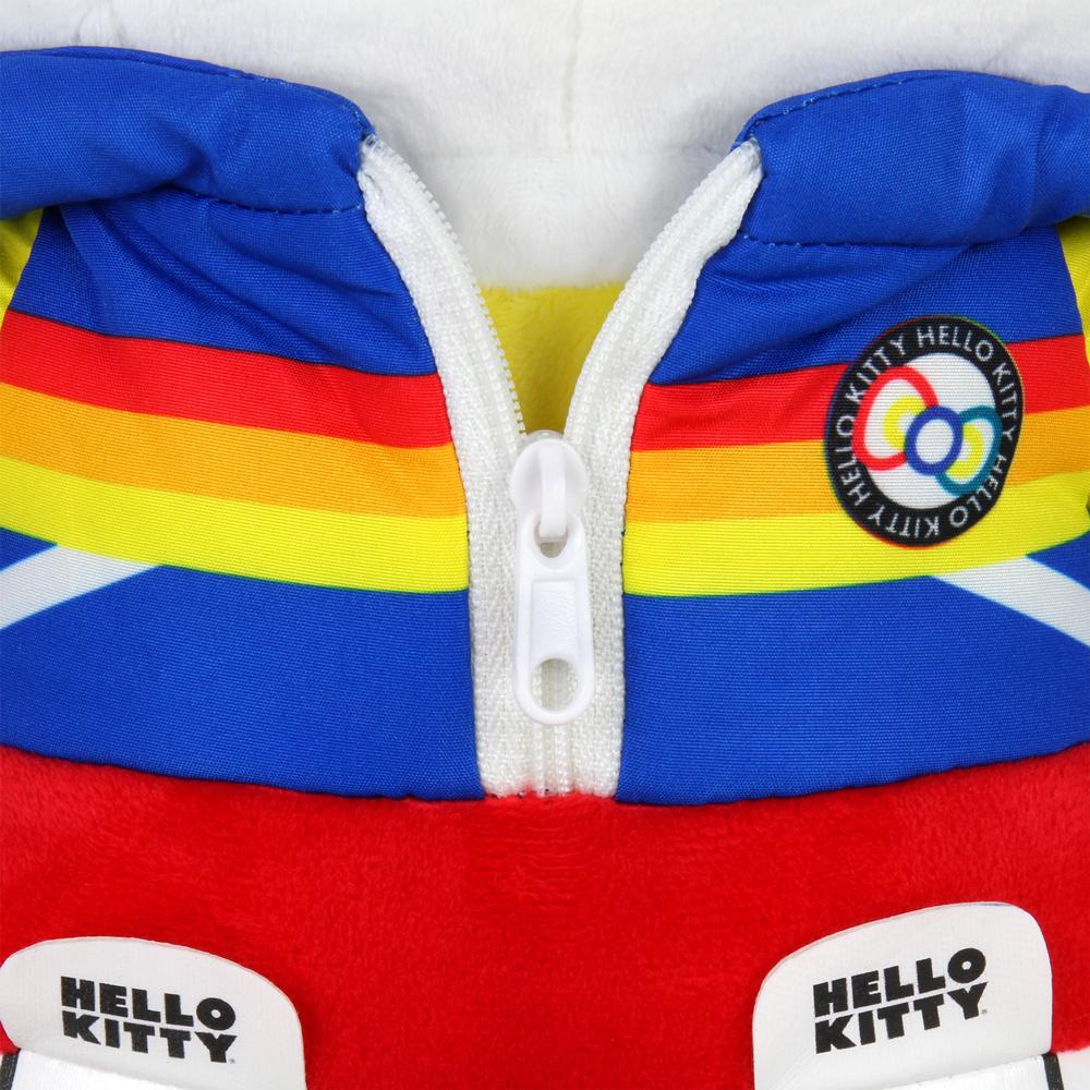 Kidrobot x Hello Kitty sports plush toy by Sanrio featuring Hello Kitty in a sporty outfit, soft and cuddly for kids.