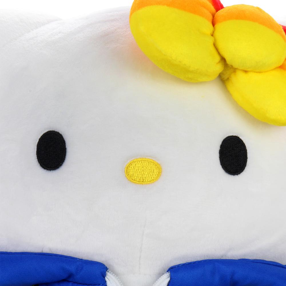 Kidrobot x Hello Kitty sports plush by Sanrio featuring a soft, cuddly Hello Kitty character in sporty attire.