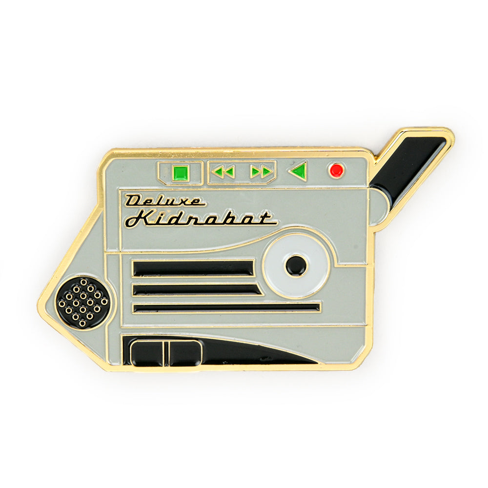 Kidrobot x Home Alone 30th Anniversary enamel pins featuring Little Nero's Pizza in colorful, detailed design.