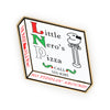 Kidrobot x Home Alone 30th Anniversary enamel pins featuring Little Nero's Pizza in vibrant, multi-color design.