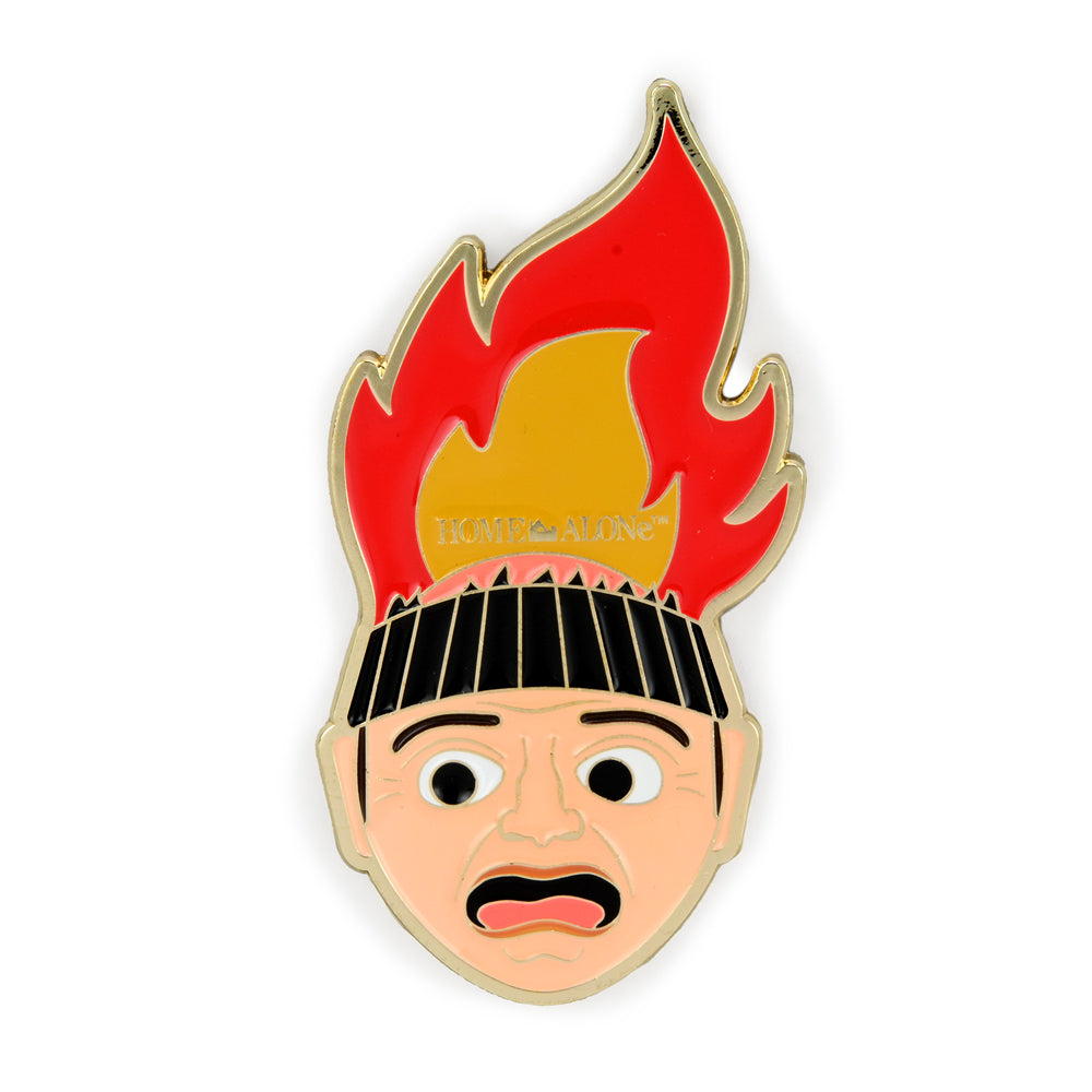 Kidrobot x Home Alone 30th Anniversary enamel pins featuring Little Nero's Pizza design in vibrant multi-color.