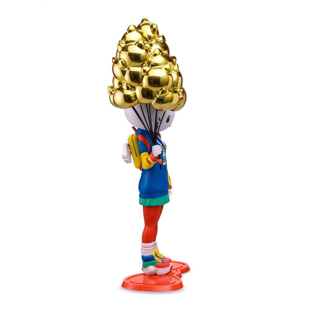 Sanrio Kidrobot Hello Kitty 20-inch vinyl art figure by Candie Bolton, nostalgic edition with detailed design and vibrant colors.