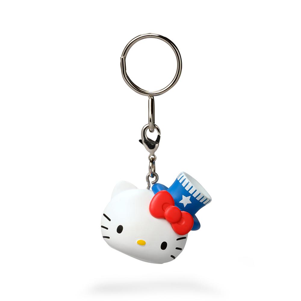 Sanrio Kidrobot Hello Kitty Time to Shine keychain featuring Hello Kitty design, small collectible accessory for bags or keys.