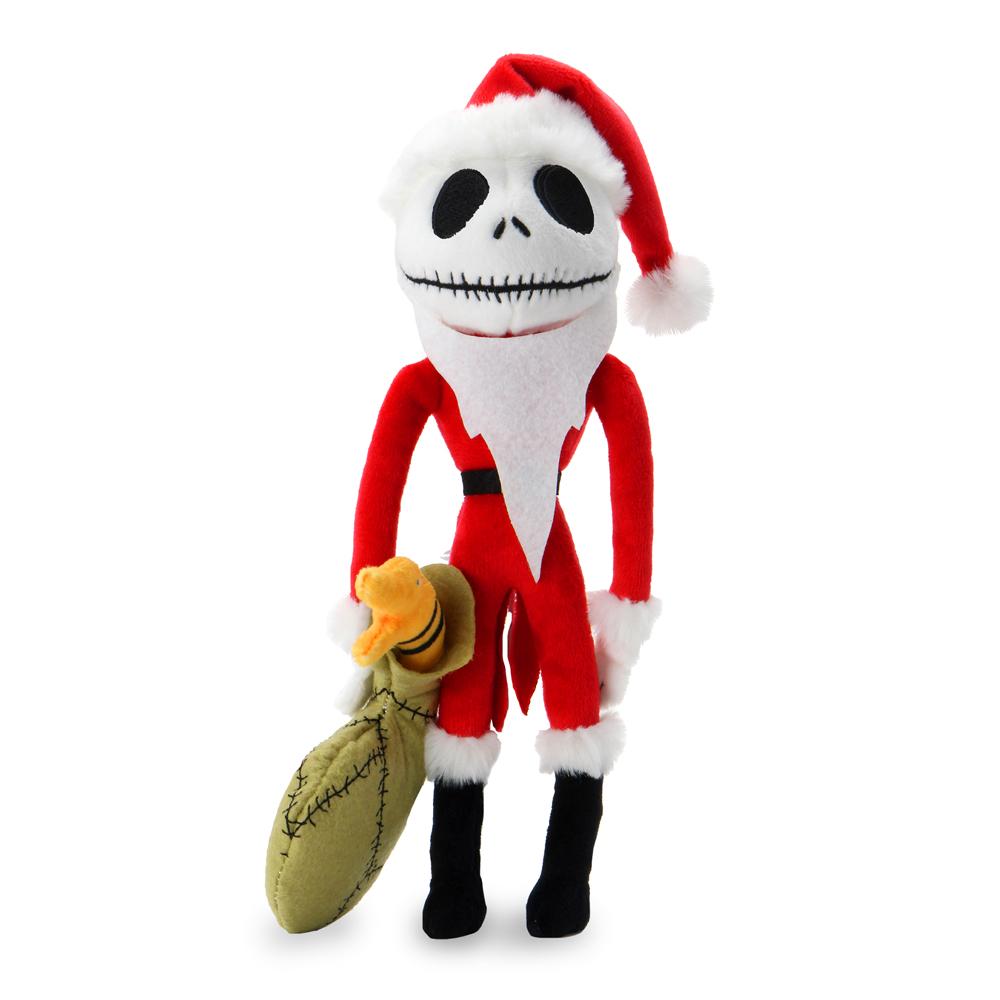 Disney Kidrobot Nightmare Before Christmas Santa Jack 10-inch Phunny plush featuring Jack Skellington in Santa costume.