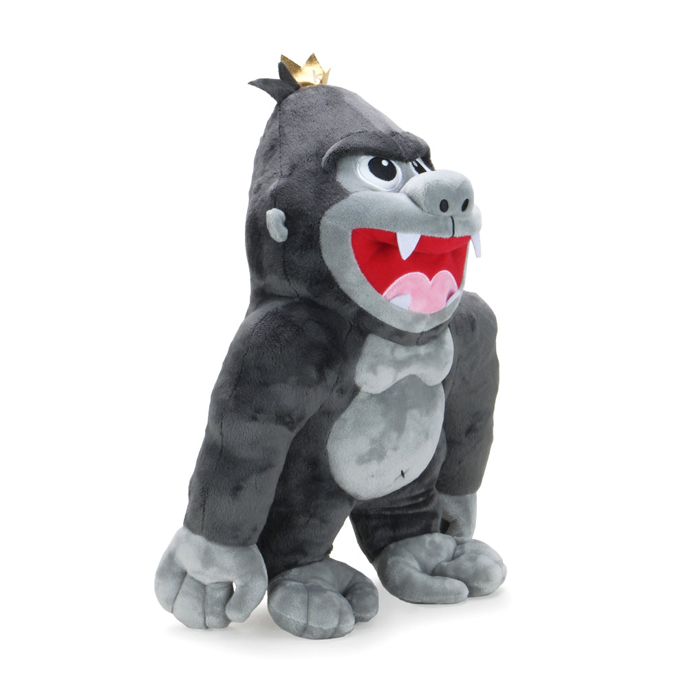 Kidrobot King Kong HugMe vibrating plush toy with soft, cuddly fabric and detailed Kong design for comforting hugs and vibrations.