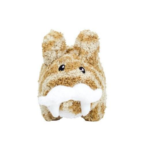 Frank Kozik Labbitooth Sabre Tooth Labbit 7-inch plush stuffed animal with detailed saber tooth design, soft polyester material.