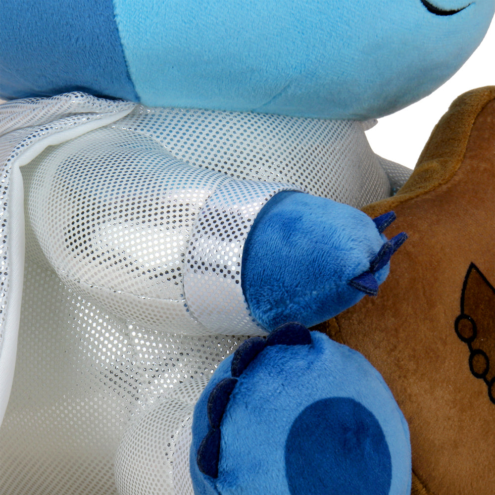 Disney Lilo and Stitch Elvis Stitch 16-inch HugMe vibrating plush toy with soft fabric and detailed character features.