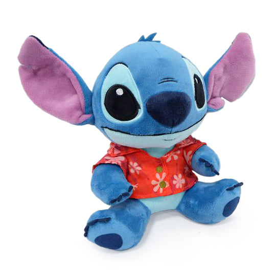 Disney Stitch Hawaiian Phunny plush toy, 8-inch Lilo and Stitch character, soft plush with Hawaiian shirt details.