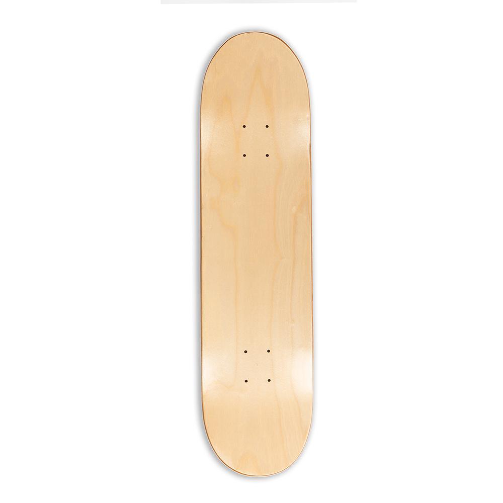Limited edition Kidrobot Camo Dunny skateboard deck by Tristan Eaton with blue camouflage design on wood surface.
