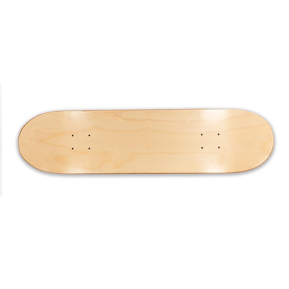 Limited Edition Kidrobot Camo Dunny skateboard deck by Tristan Eaton featuring blue camo design on wooden deck.