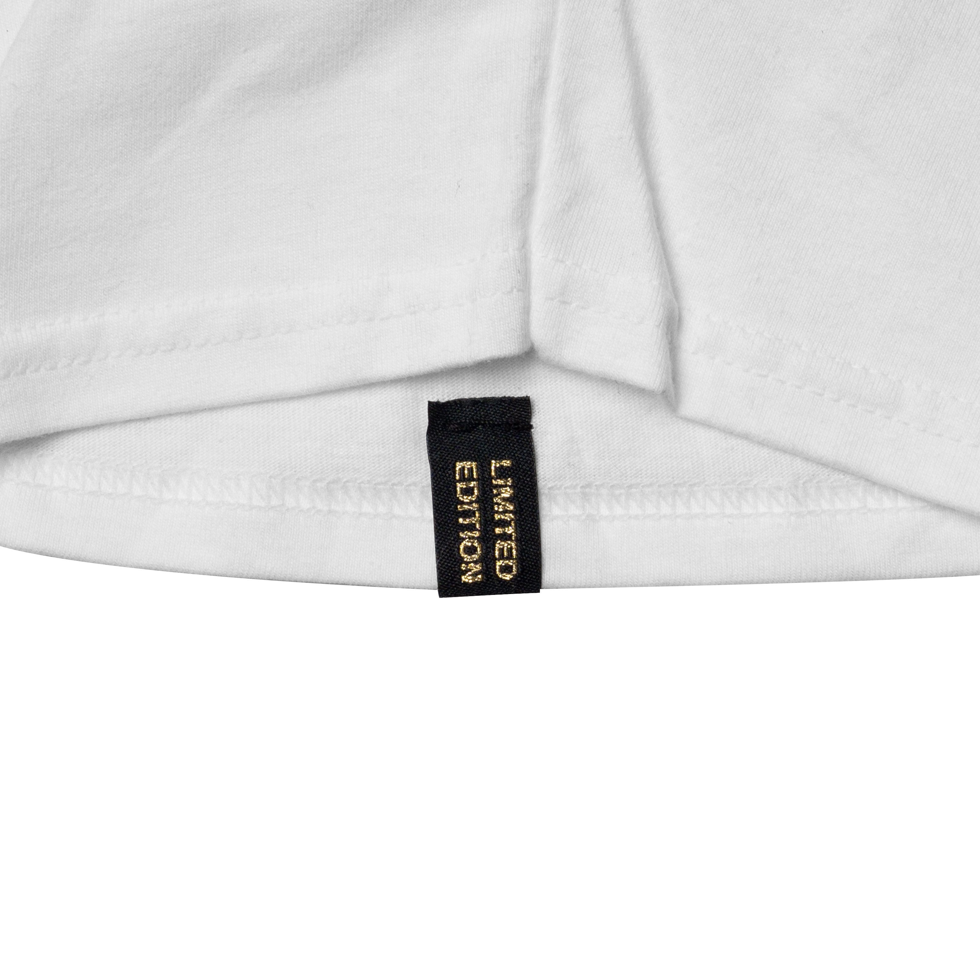 Limited edition Kidrobot Have a Vinyl Day white pocket T-shirt in cotton, available in sizes S to XXL.
