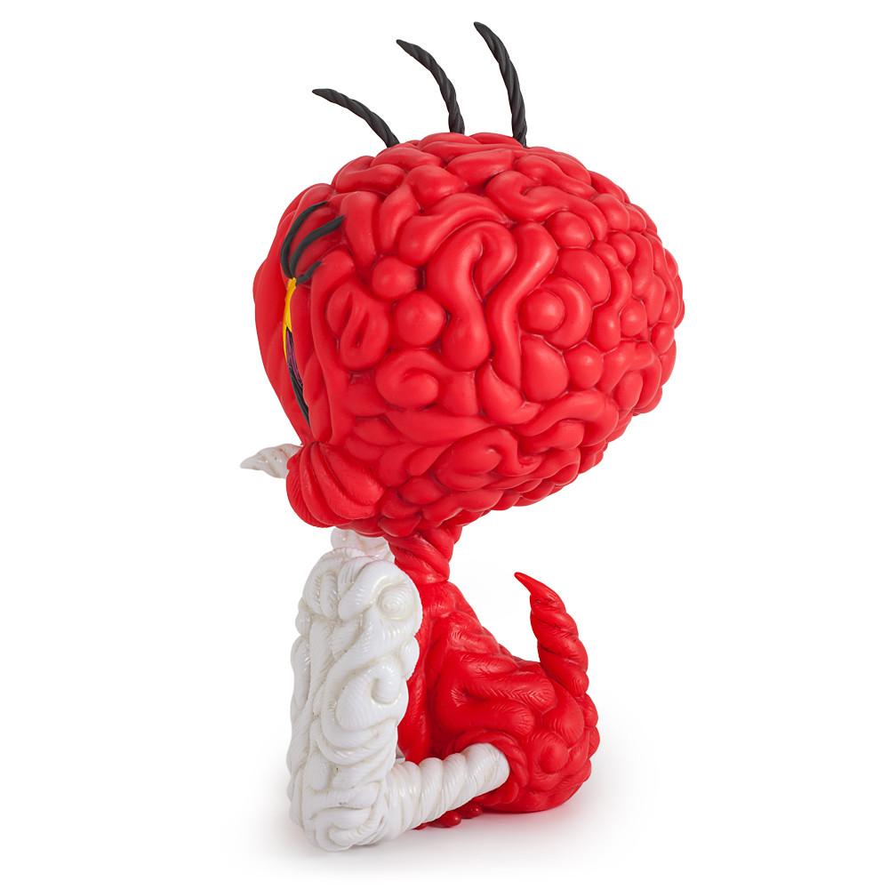 Looney Tunes Tweety Bird 8-inch vinyl art figure by Mark Dean Veca, featuring bright red color and detailed design.
