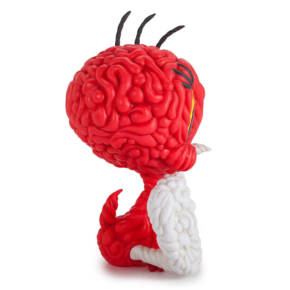 Looney Tunes Tweety Bird 8-inch vinyl art figure by Mark Dean Veca, featuring vibrant red color and detailed design.