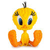 Vinyl art figure of Tweety Bird from Looney Tunes, 8-inch red vinyl by Mark Dean Veca, detailed collectible sculpture.