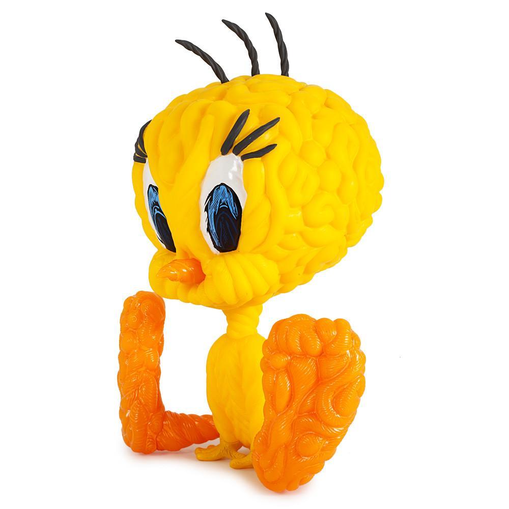 Looney Tunes Tweety Bird 8-inch vinyl art figure by Mark Dean Veca, featuring vibrant red color and detailed design.