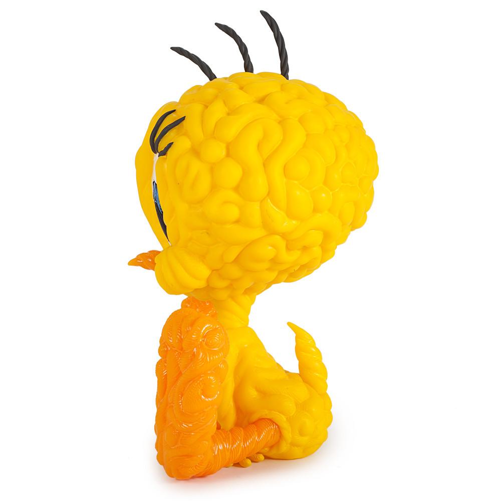 Looney Tunes Tweety Bird 8-inch vinyl art figure by Mark Dean Veca, featuring vibrant red color and detailed design.