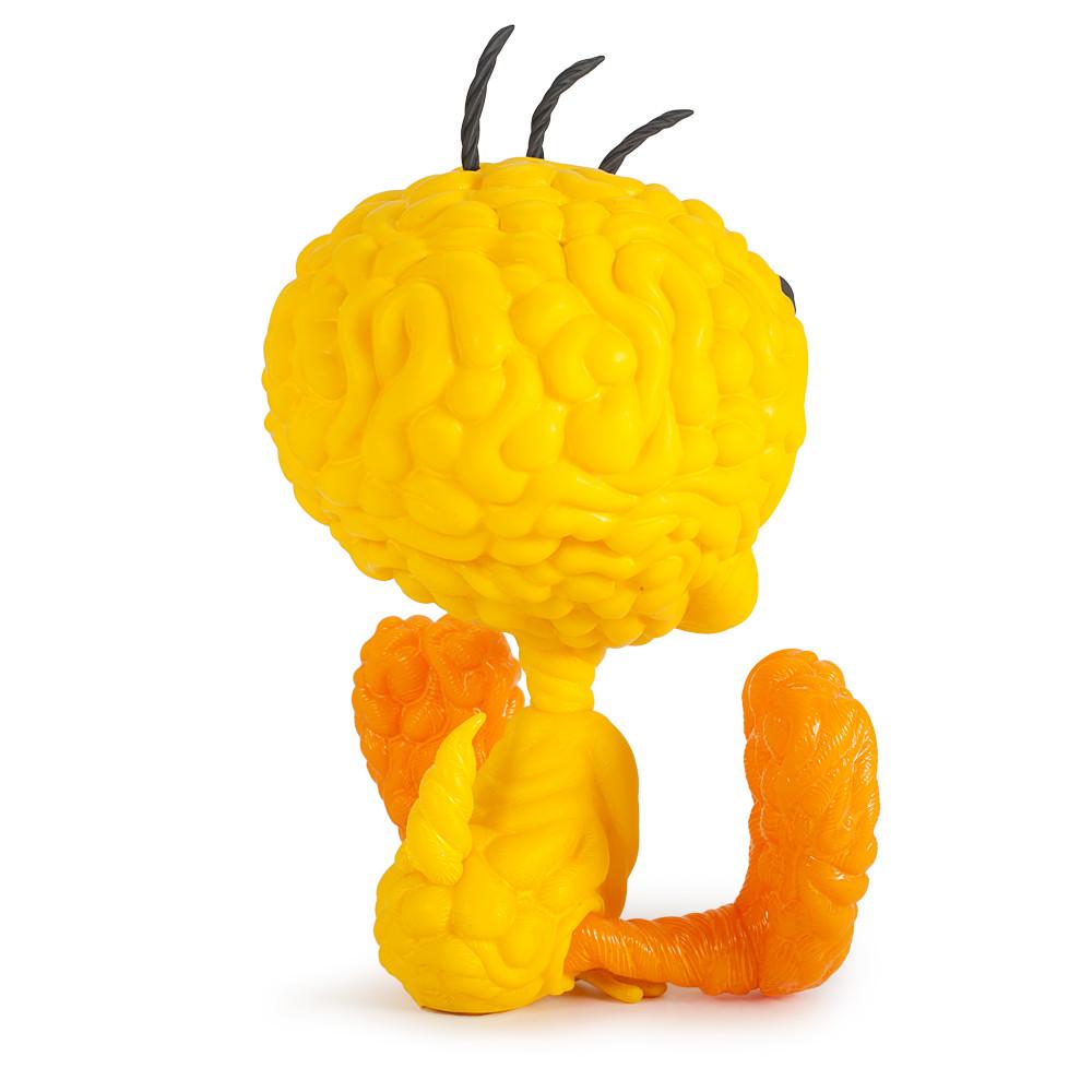 Looney Tunes Tweety Bird 8-inch vinyl art figure by Mark Dean Veca, featuring vibrant red color and detailed design.