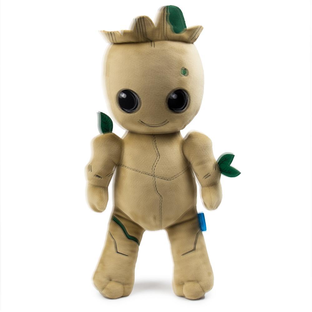 Marvel Guardians of the Galaxy Groot HugMe vibrating plush toy, soft plush figure with detailed Groot design and gentle vibration feature.
