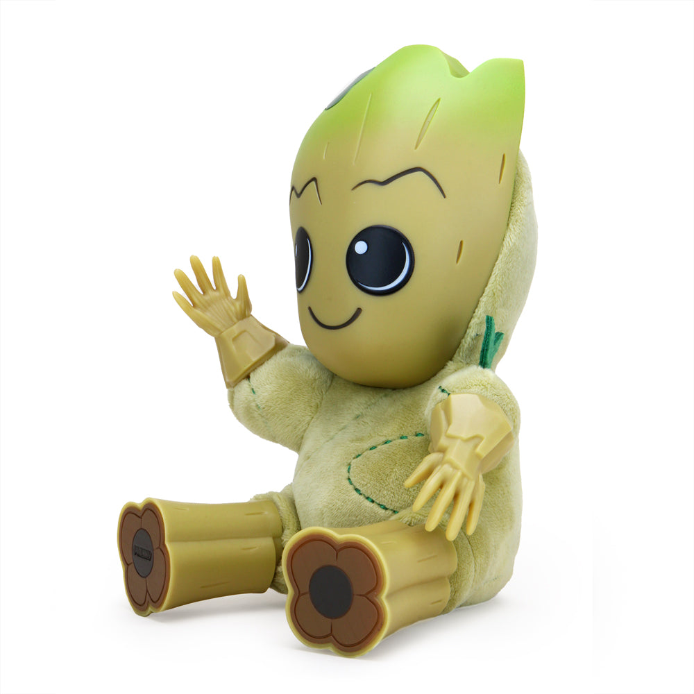 Marvel Guardians of the Galaxy Groot Roto Phunny plush by Kidrobot, featuring a soft, detailed plush of Groot from the Marvel movie.