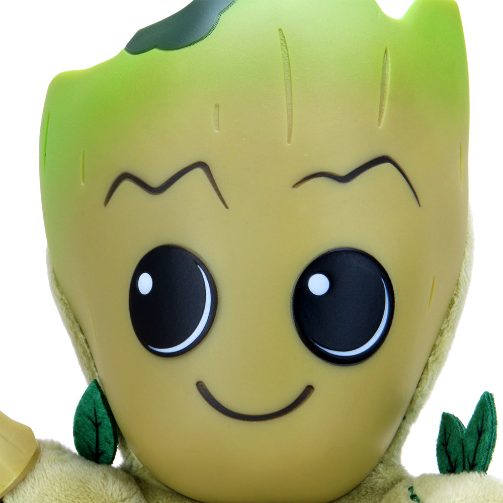 Marvel Guardians of the Galaxy Groot Roto Phunny plush by Kidrobot, soft plush toy featuring Groot's cute, detailed design.
