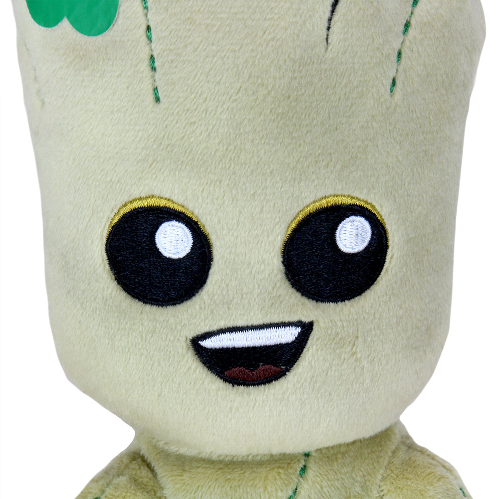 Marvel Guardians of the Galaxy Teen Groot plush toy, soft and cuddly Phunny plush from Marvel for gamers and fans.