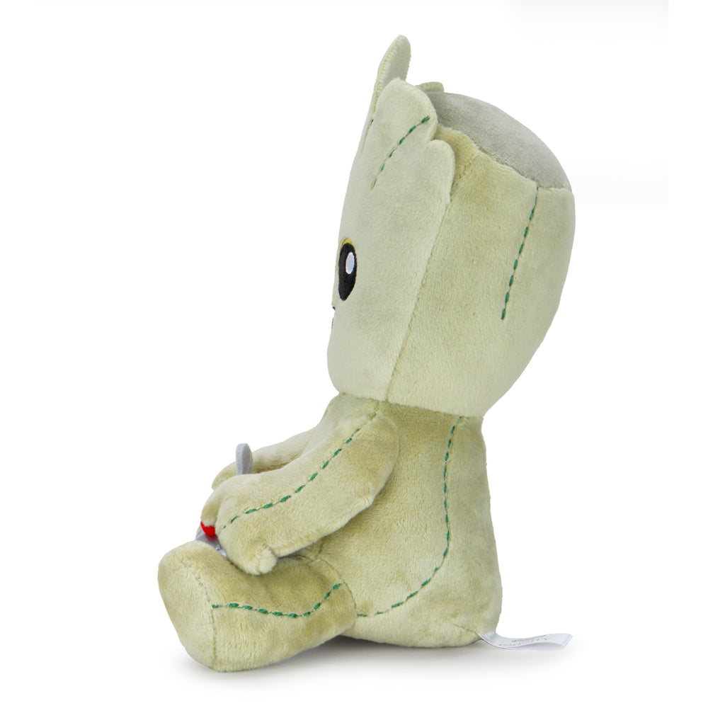 Marvel Guardians of the Galaxy Teen Groot Phunny plush, soft stuffed toy featuring a video gamer Groot from the Marvel movie.