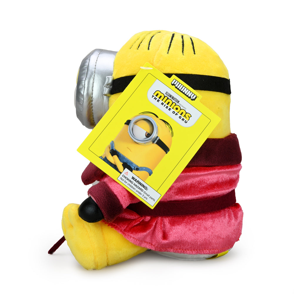 Minions: The Rise of Gru Red Robe Stuart Phunny Plush toy showing plush character with red robe and friendly face.