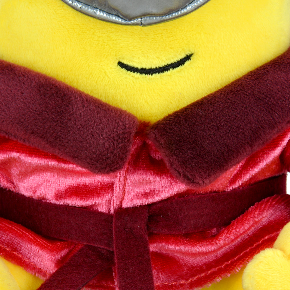 Soft Minions: The Rise of Gru red robe Stuart Phunny plush toy with detailed plush fabric and expressive facial features.