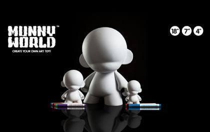 MUNNYWORLD 18" Mega MUNNY Blank Art Toy by Kidrobot - Kidrobot - Designer Art Toys