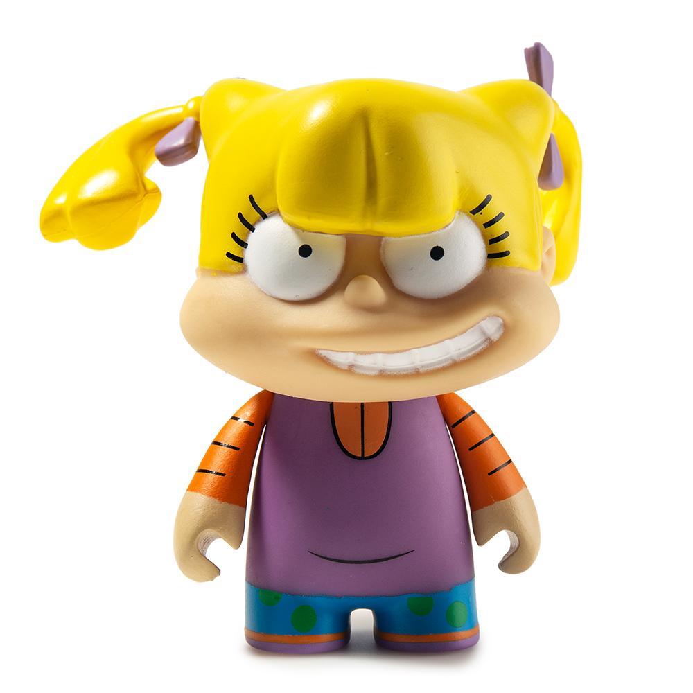 Nickelodeon Nick 90's Mini Figure Series 2 by Kidrobot, vinyl collectible figure in a blind box, featuring classic cartoon characters.