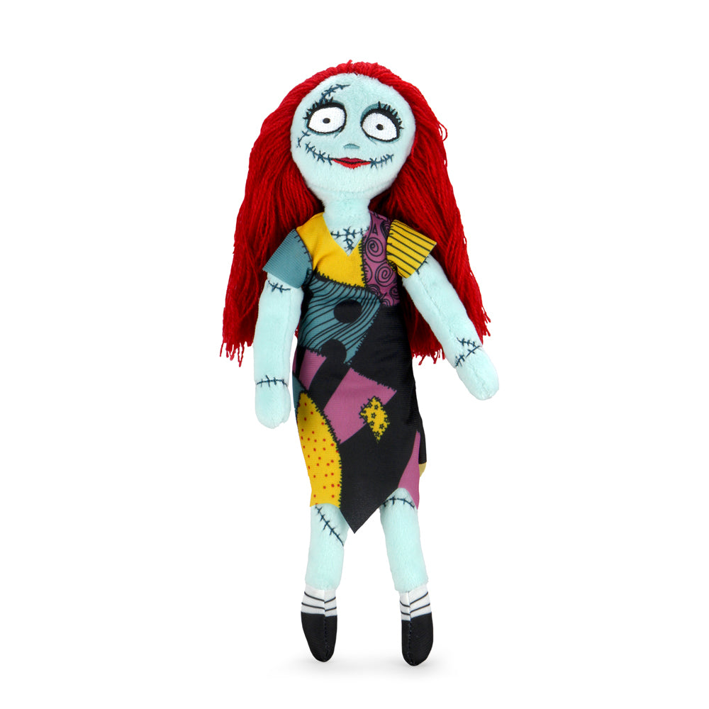 Disney Nightmare Before Christmas Sally 10-inch Phunny plush featuring Sally's stitched dress and friendly expression.