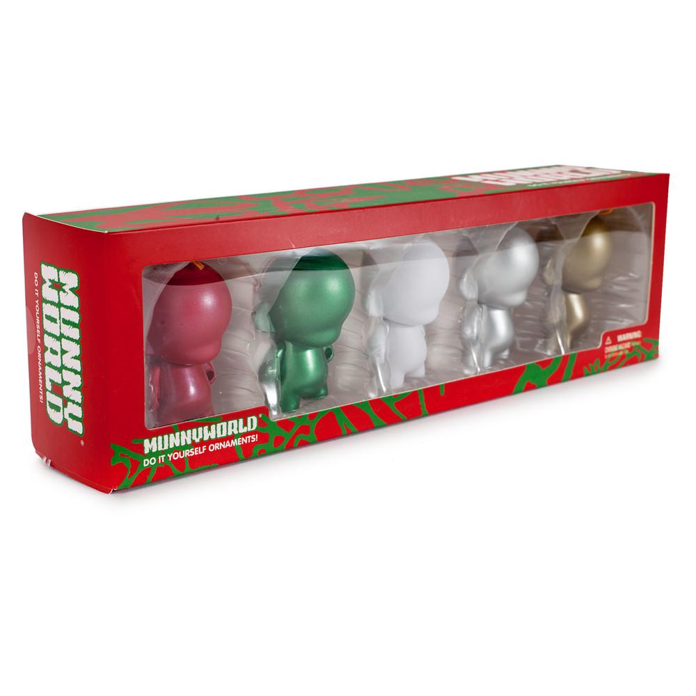 Customizable DIY MUNNY World Ornaments by Kidrobot (5-Pack) - Kidrobot - Designer Art Toys