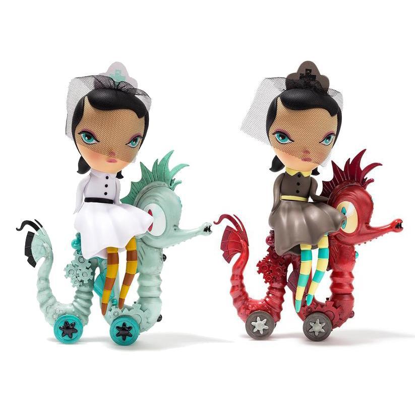 Lucy Curious Dark Harbor Art Figure by Kathie Olivas - Kidrobot - Designer Art Toys