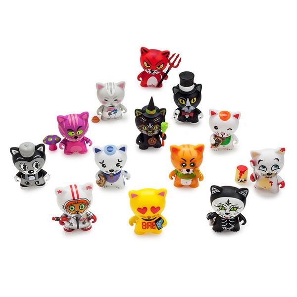 Tricky Cats Blind Box 3" Mini Series - Kidrobot - Designer Art Toys