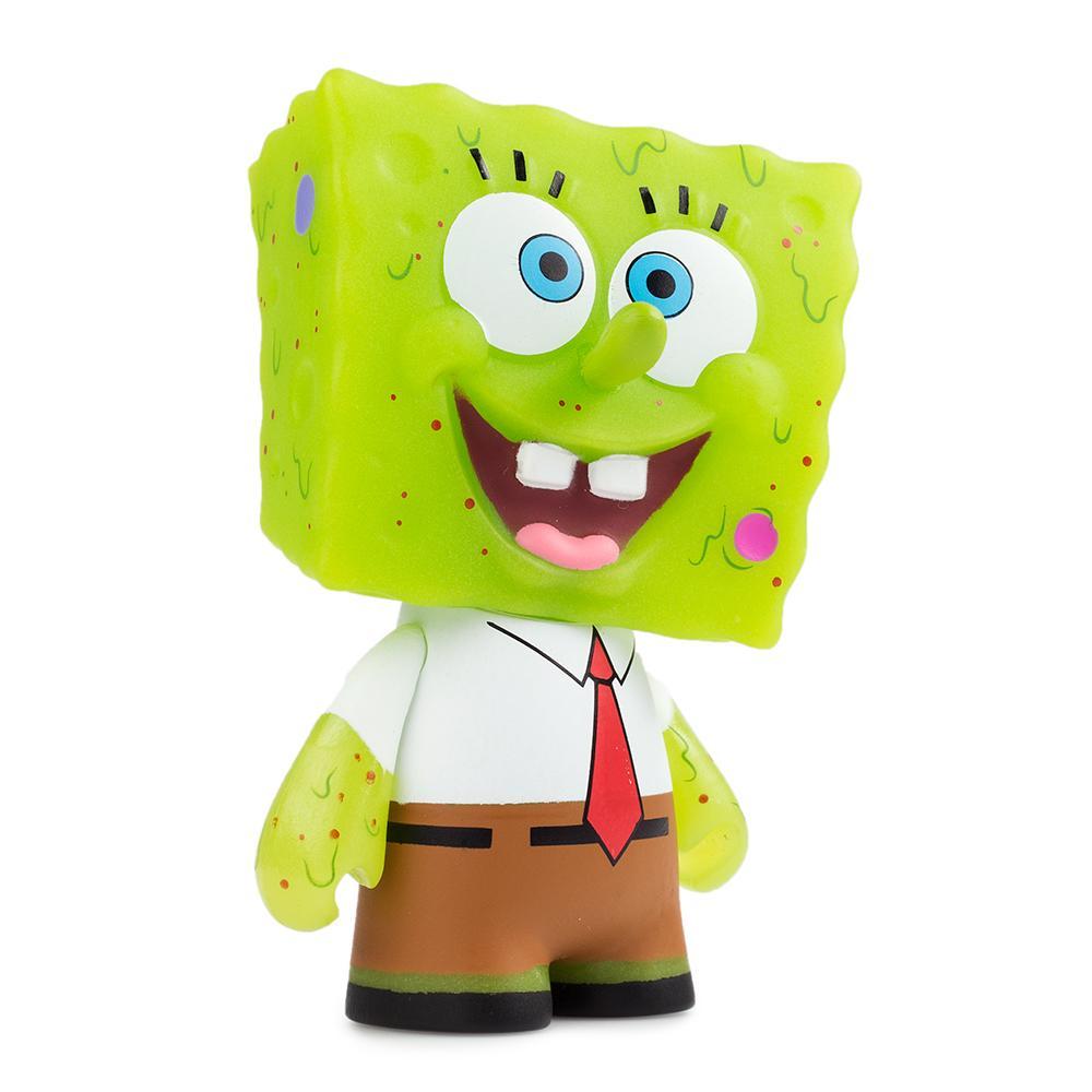 Limited edition Nickelodeon Spongebob Squarepants glow-in-the-dark mini figure, 3-inch vinyl collectible from NYCC 2017.