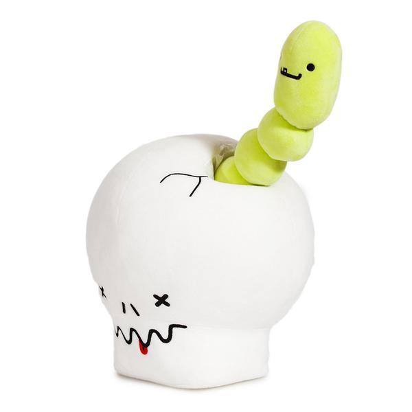 BFFs Love Hurts Bones the Skull & William the Worm Plush - Kidrobot - Designer Art Toys