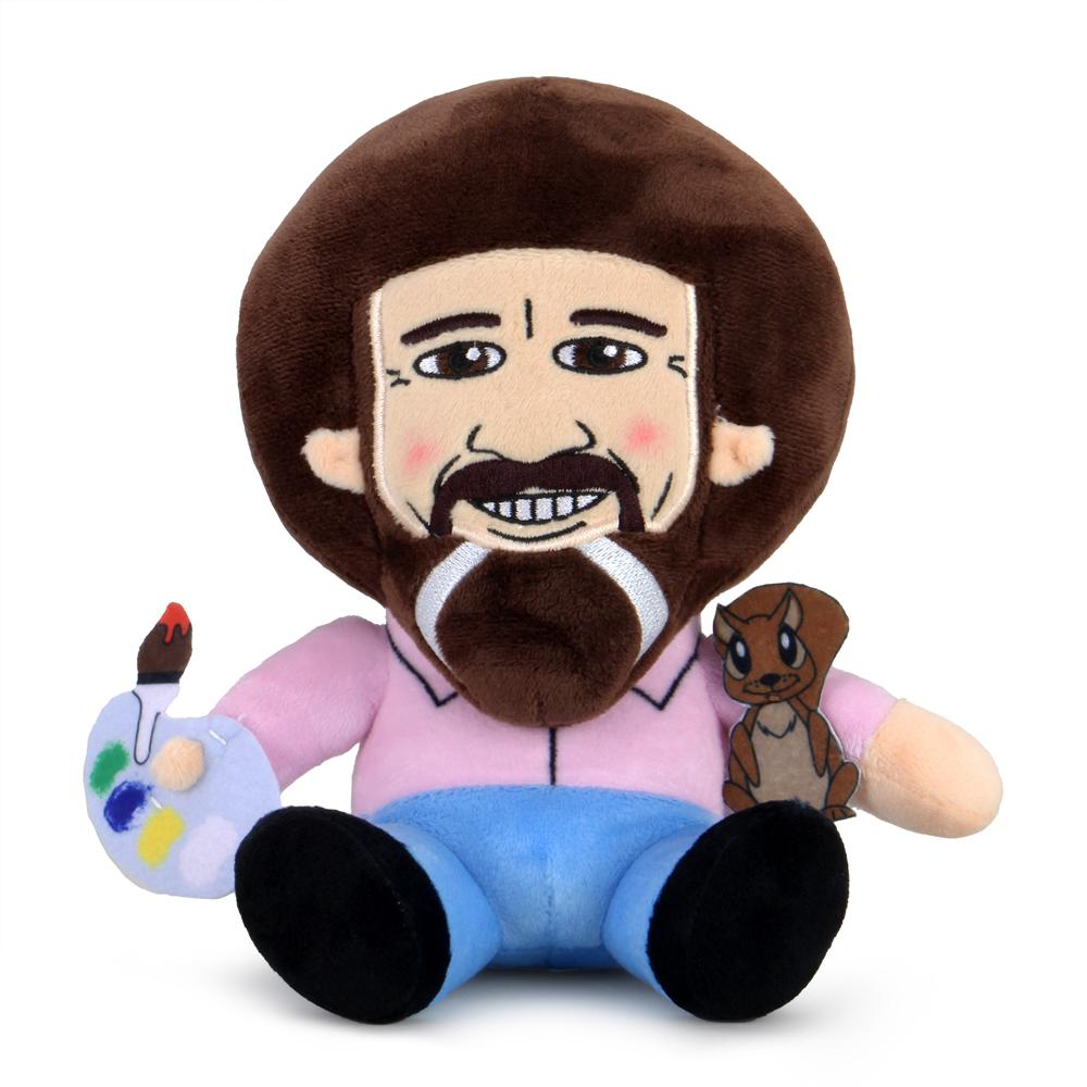 Bob Ross with Peapod 8" Plush Phunny - Kidrobot - Designer Art Toys