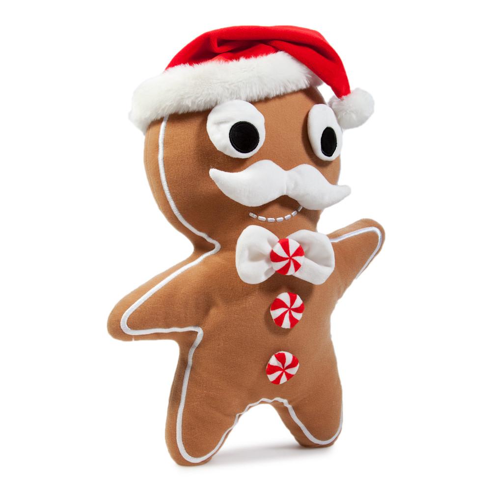 Yummy World Large Gingerbread Jimmy Christmas Cookie Interactive Plush - Kidrobot - Designer Art Toys